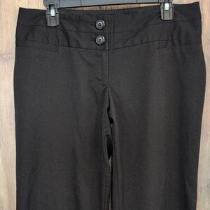 Maurices Classic Black Flare Dress Pants 9/10 Long         P223